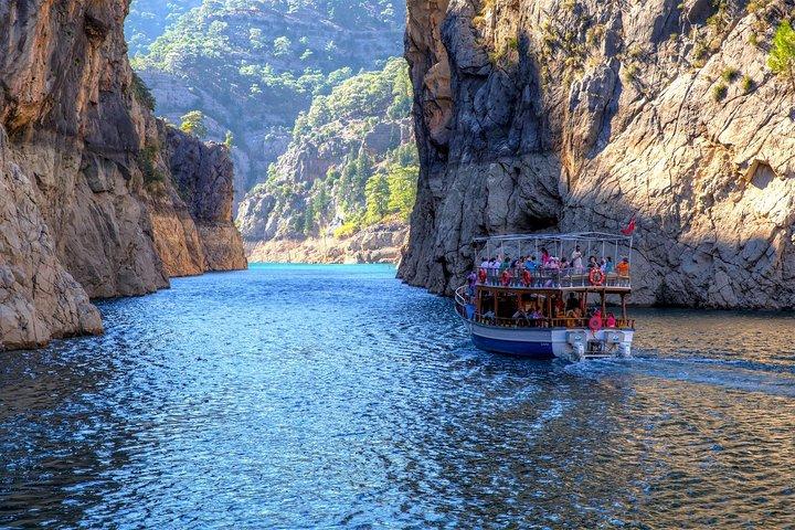 Green Canyon Boat Tour with Lunch and Drinks From Antalya