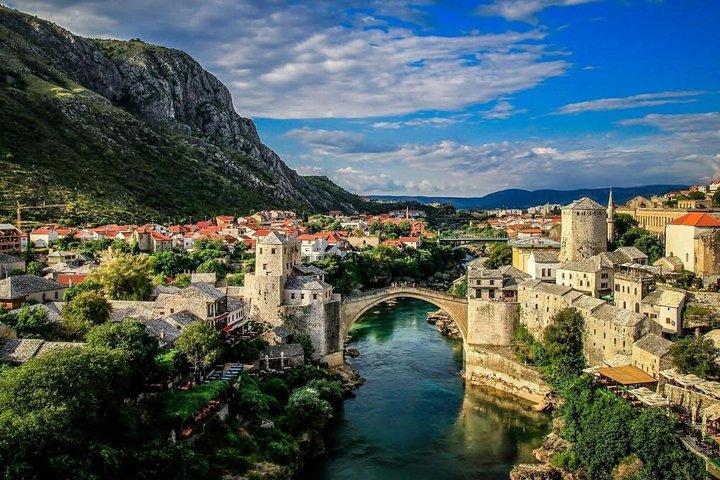 Sunny Herzegovina: Mostar, Kravice Waterfalls & 4 Cities Tour