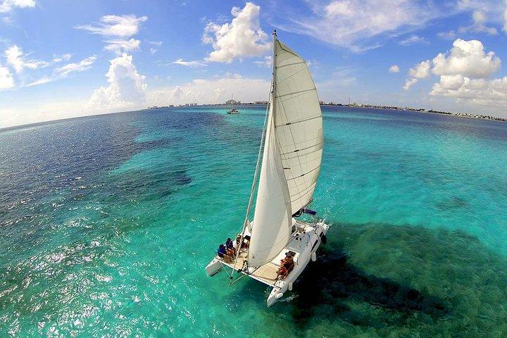 Private Catamaran from Cancun to Isla Mujeres for up to 13 People