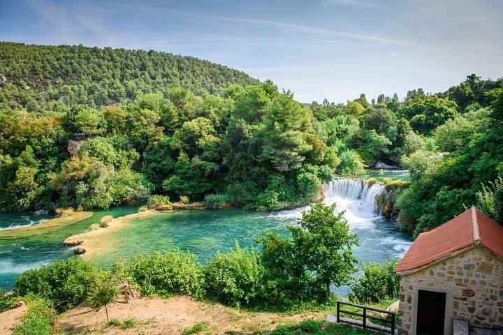 Krka Waterfalls and wine tasting Tour from Split or Trogir