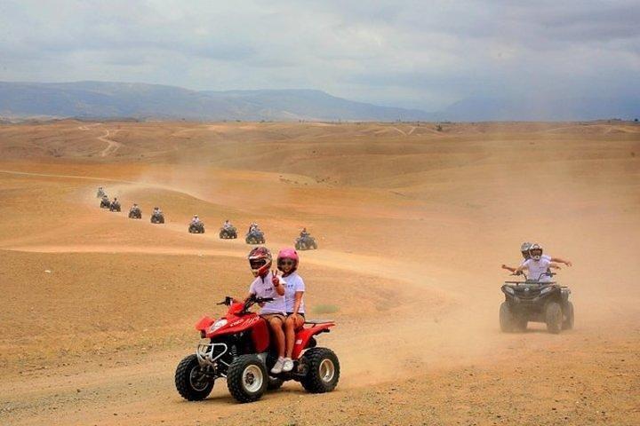 Agafay Desert Pack FULL : QUAD & CAMELS RIDE and Dinner AGAFAY