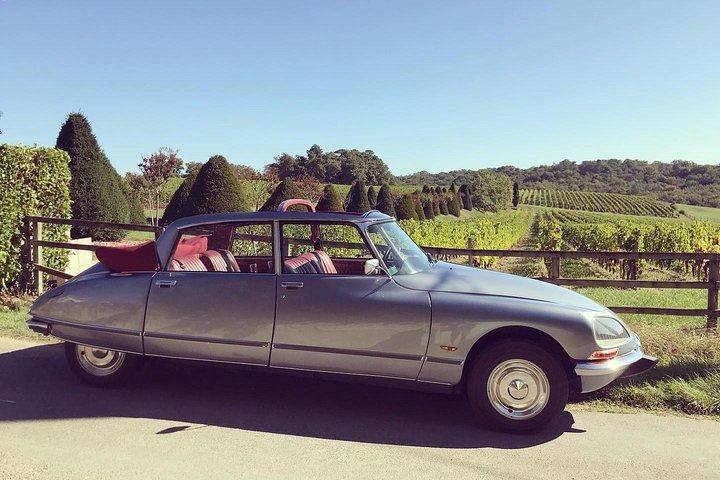 3H private city tour of Bordeaux and vineyard in a Citroën DS