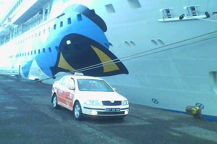 Praia city to the airport.