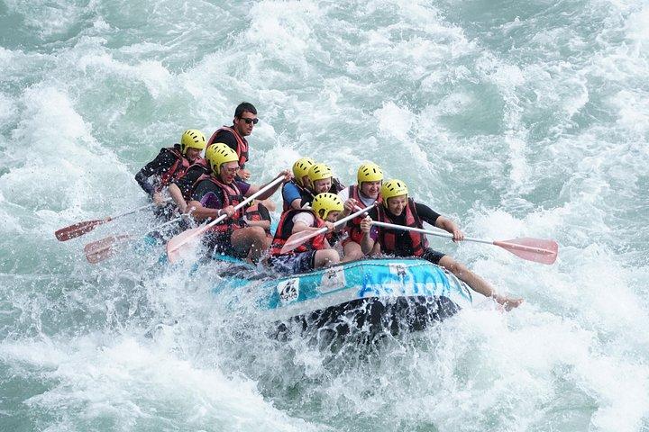 Canyoning and Rafting Adventure incl. Lunch from Side