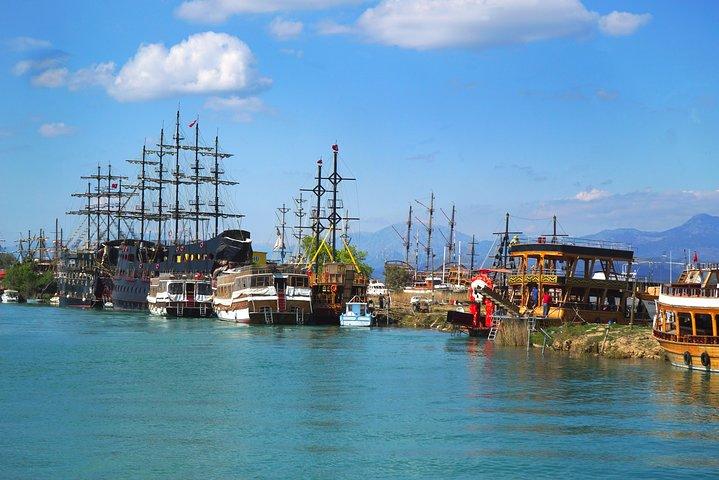 Manavgat River Boat Trip, Grand Bazaar Tour with Lunch from Side