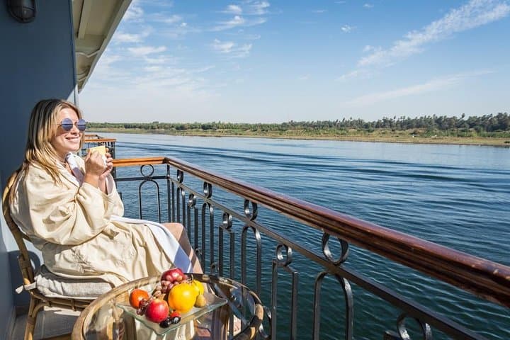 3 Nights Cruise Aswan to Luxor including Abu Simbel, Nubian Village&Air Balloon