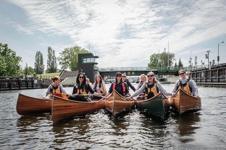 Cedar canoe tour in Klaipeda - ideal for Cruise Ship travelers.
