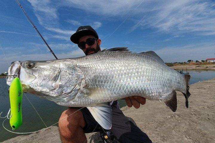 Big Barramundi Lure Fishing Thailand