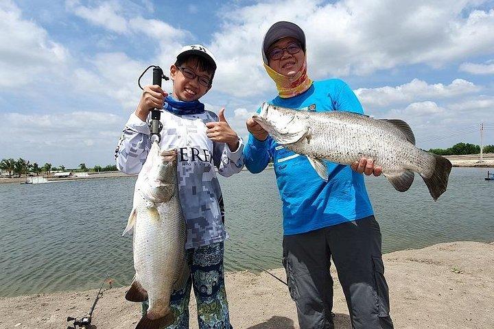 Big Barramundi Lure Fishing Thailand