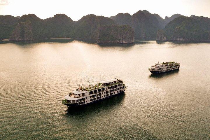 FULL package - 3D2N on 5* Luxury Cruise explore Lan Ha Bay and Halong Bay