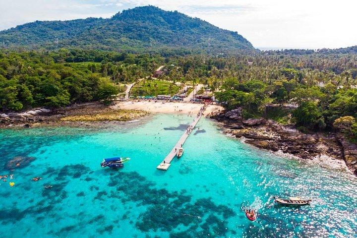 Kahung Beach at Coral Island by Speedboat
