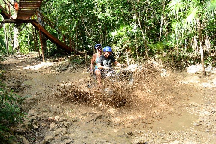 Single ATV, Horseback Riding, Ziplines and Cenote Swim