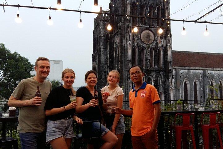 Vespa Food Tour Hanoi After Dark 3.5 hrs_TOP SERVICE, MAX VALUE