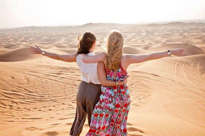 Private Morning Desert Safari: Camel Ride, Sandboarding Adventure