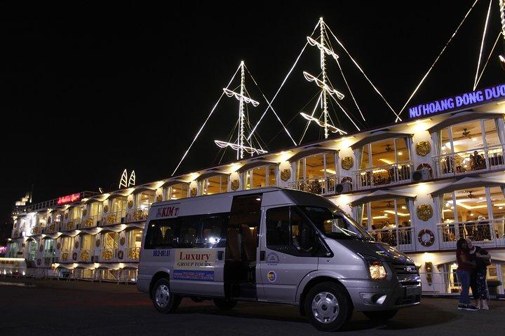 Ho Chi Minh City Night Light - Dinner on Cruise Luxury