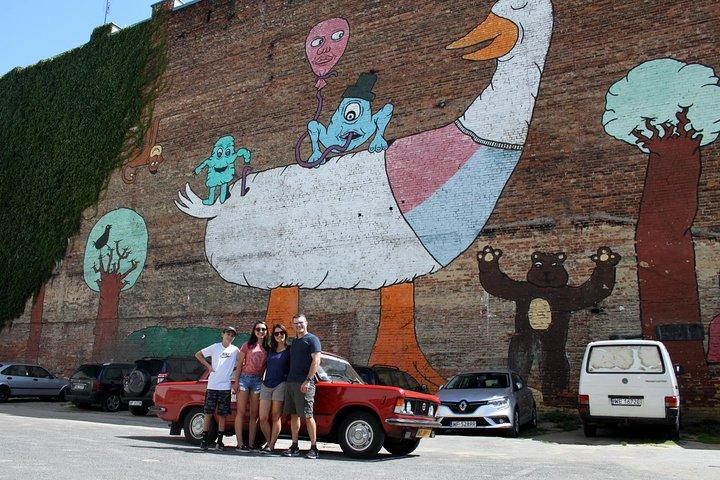 Private Historical Tour of Warsaw by a Retro Fiat with Pickup