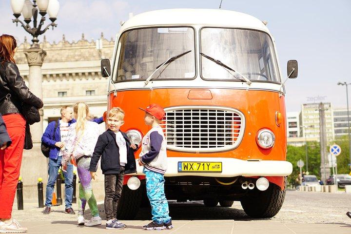 Warsaw City Sightseeing in a Retro Bus