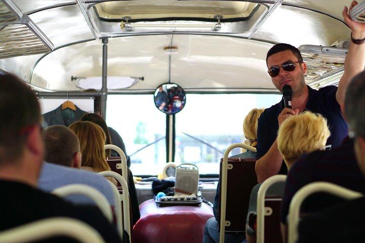 Warsaw City Sightseeing in a Retro Bus