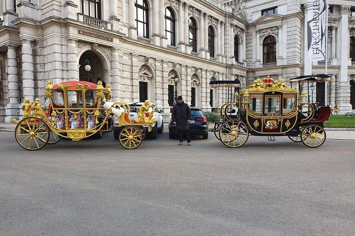 Vienna: 60 min. Imperial E-Carriage Sightseeing Tour with Drinks