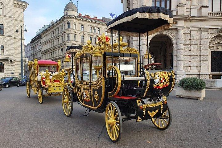 Vienna: 60 min. Imperial E-Carriage Sightseeing Tour with Drinks