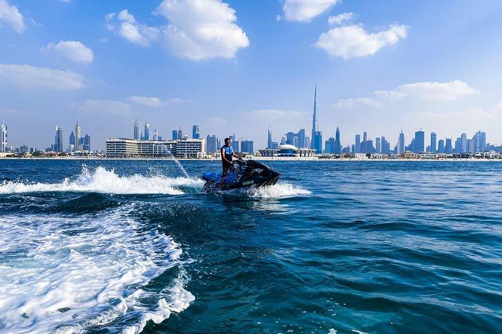 Dubai: Jet ski Adventure Rides Burj Al Arab, Burj Khalifa & Atlantis