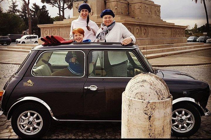 Best neighborhoods of Rome by Mini Cooper Classic Cabriolet