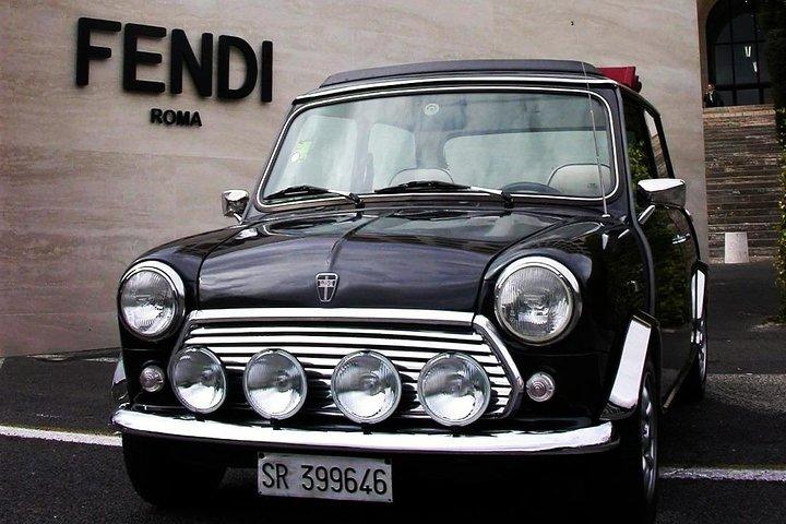 Best neighborhoods of Rome by Mini Cooper Classic Cabriolet