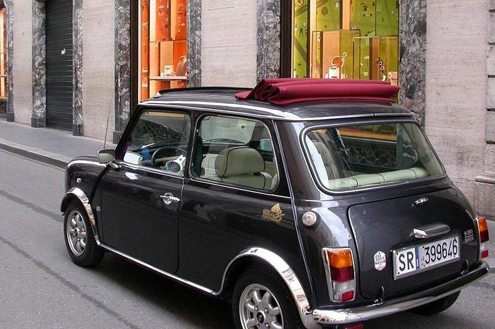 Best neighborhoods of Rome by Mini Cooper Classic Cabriolet