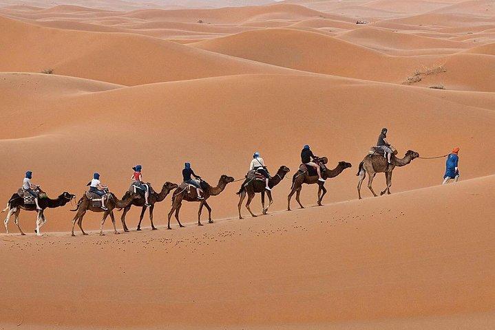 Overnight in merzouga desert with camel ride
