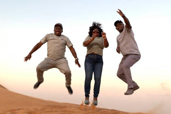 Dubai Desert Dune and Camel Riding Safari with BBQ Dinner