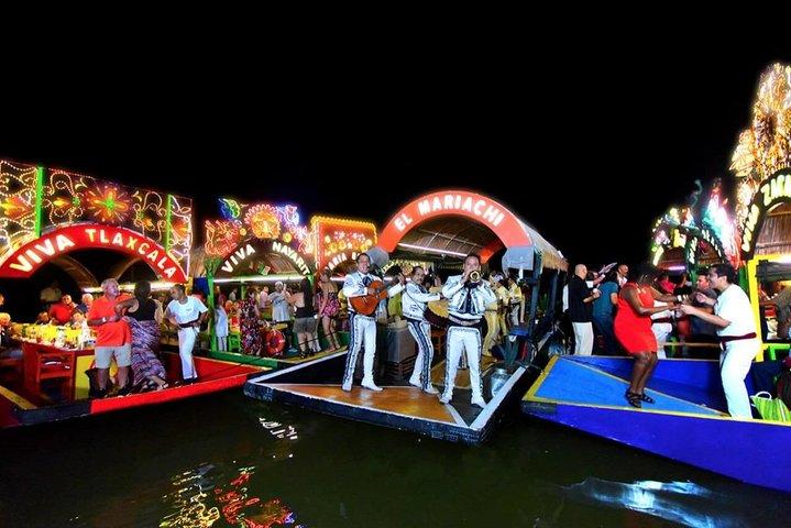 Mexican Night at Xoximilco with Transportation from Riviera Maya