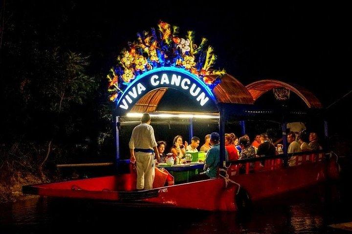 Mexican Night at Xoximilco with Transportation from Riviera Maya