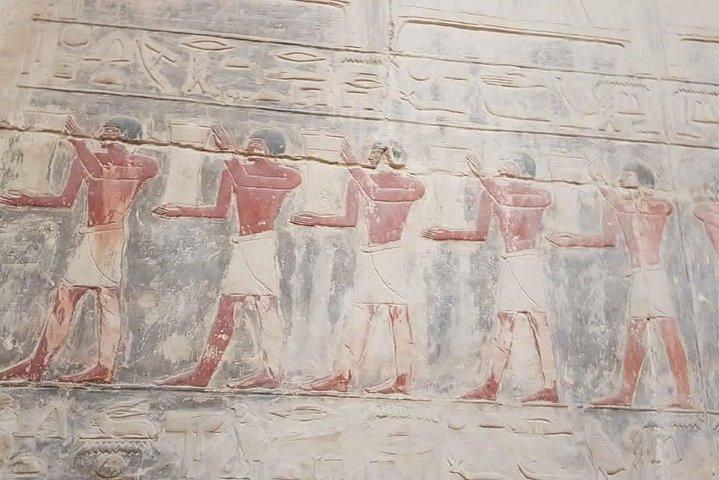 Giza Pyramids, Sakkara & Memphis Full Day Tour With Lunch & Camel Ride & Guide