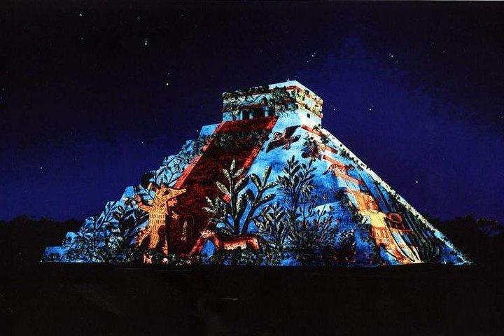 Magical nights of Kukulkan. Chichen Itza, Valladolid and a sacred cenote tour.