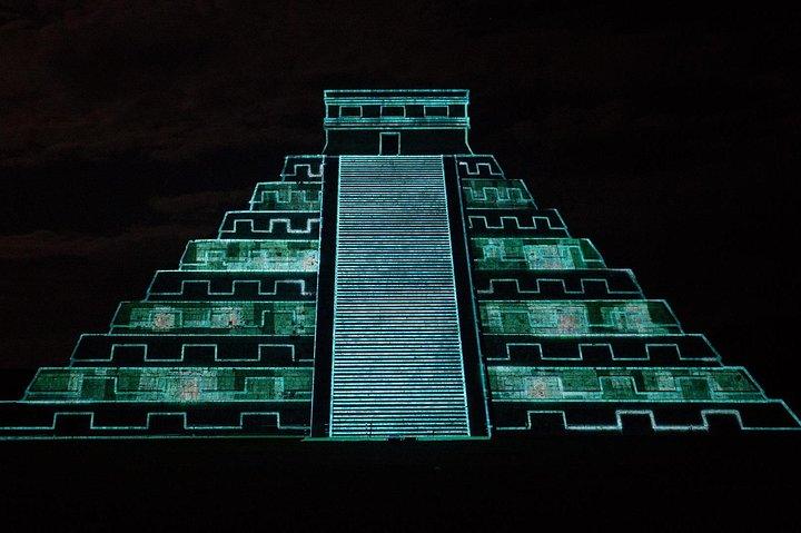 Oncelife experience of CHICHEN ITZA NIGHT SHOW. Cenote and Valladolid included.
