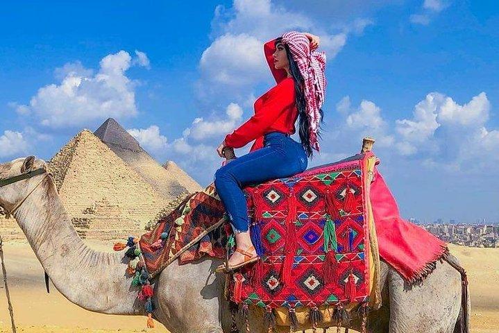 Camel Ride or Horse Around Giza Pyramids