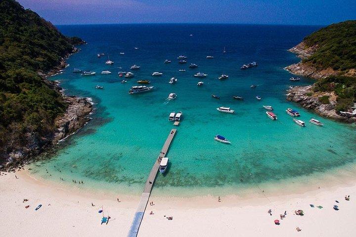 Racha and Coral Island One Day Trip + Sunset by Luxury Catamaran From Phuket