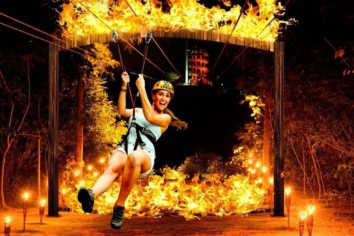 Adrenaline Xplor Fuego Tour Test your Endurance only from Cancun