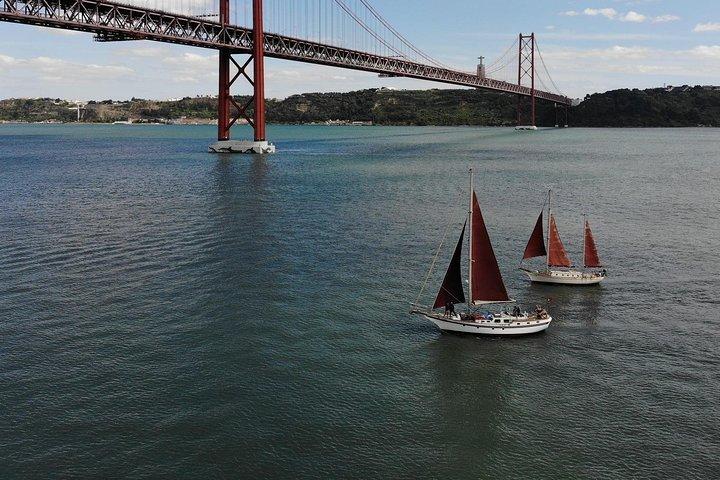 Hen Party in Lisbon on a vintage Sailboat