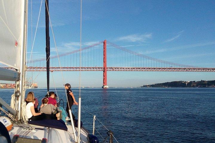 Lisbon Sailing Tour on a Luxury Sailing Yacht with 2 Drinks