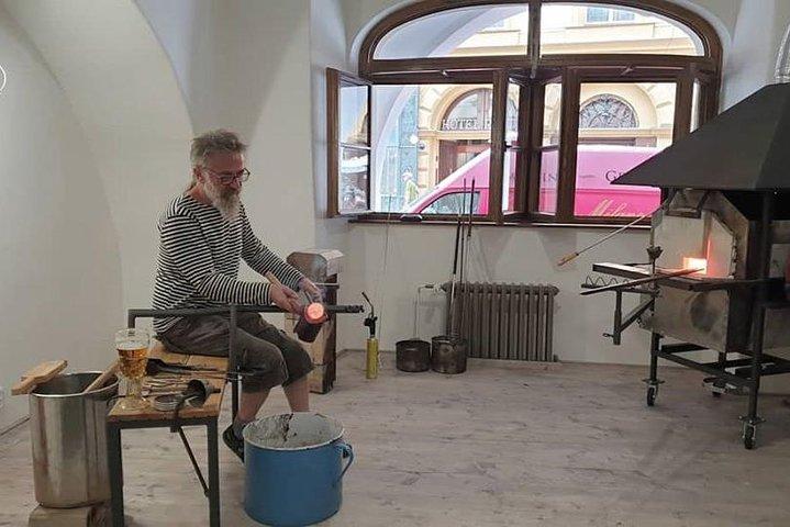 Bohemian Glass blowing in Prague
