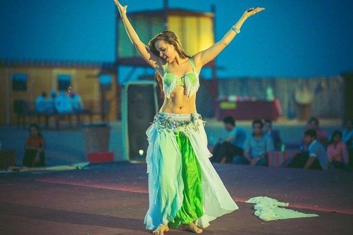 Abu Dhabi 4x4 Desert Safari BBQ Dinner , Camel Ride , Belly Dance