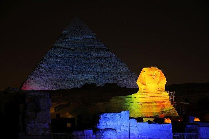 Sound and light Show at Pyramids and Sphinx area