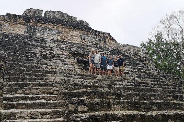Bacalar Lagoon & Chacchoben Mayan Ruins from Costa Maya