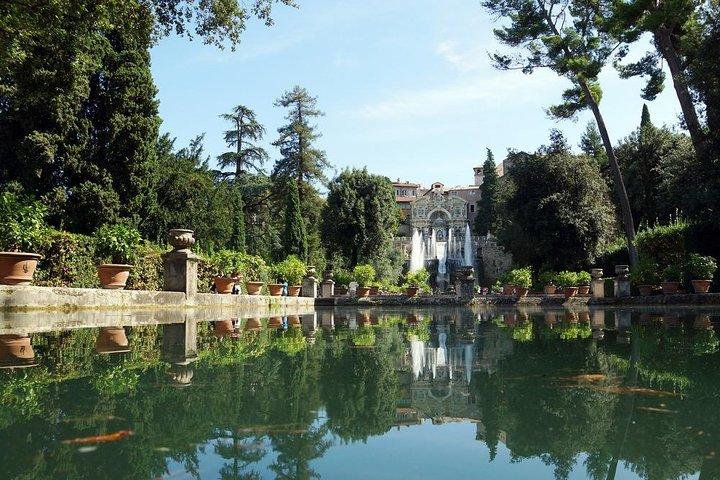 From Rome: private Wine tasting and Tivoli Tour