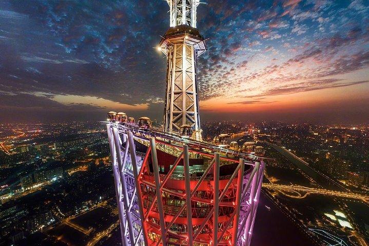 Guangzhou Pearl River Night Cruise Layover Tour Enjoy Beautiful Canton Tower