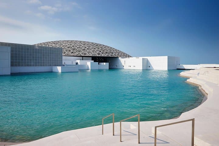 From Dubai: Abu Dhabi Day Tour with Grand Mosque & Louvre Museum
