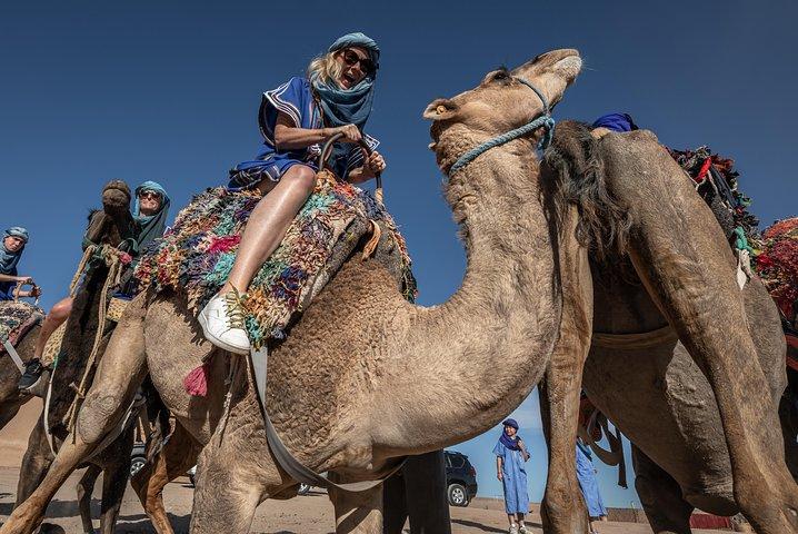 Authentic Agafay Camel Experience with Moroccan Snack