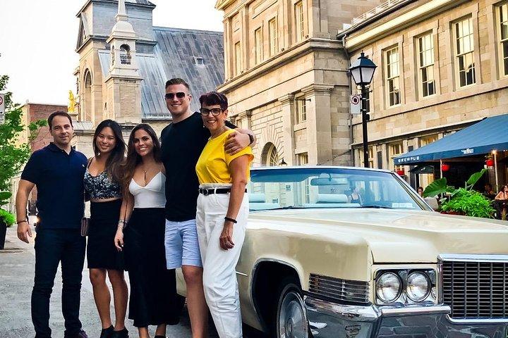 PRIVATE 1-Hour Tour Old-Montreal in Vintage Convertible Cadillac