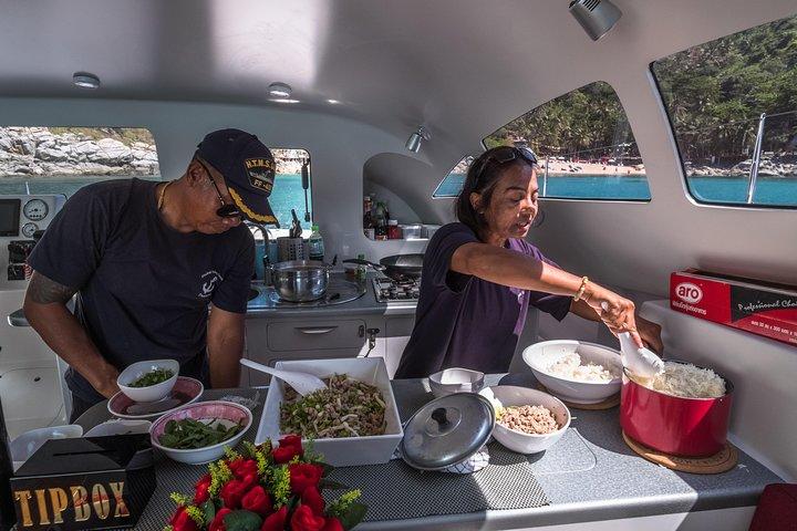 New Power catamaran for Phang Nga and Phi Phi island excursions